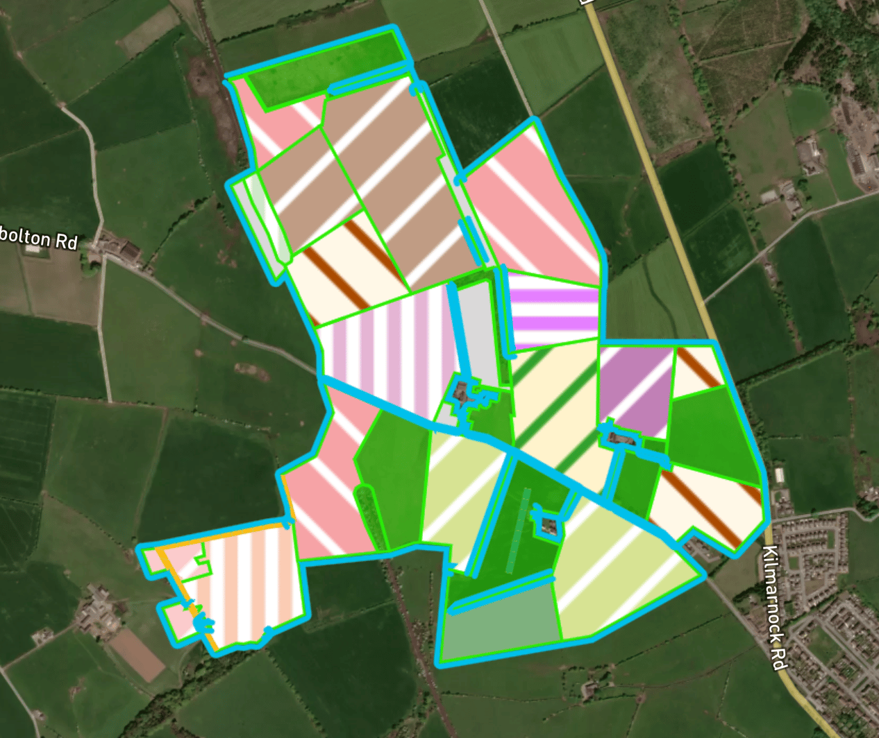 Completed habitat map